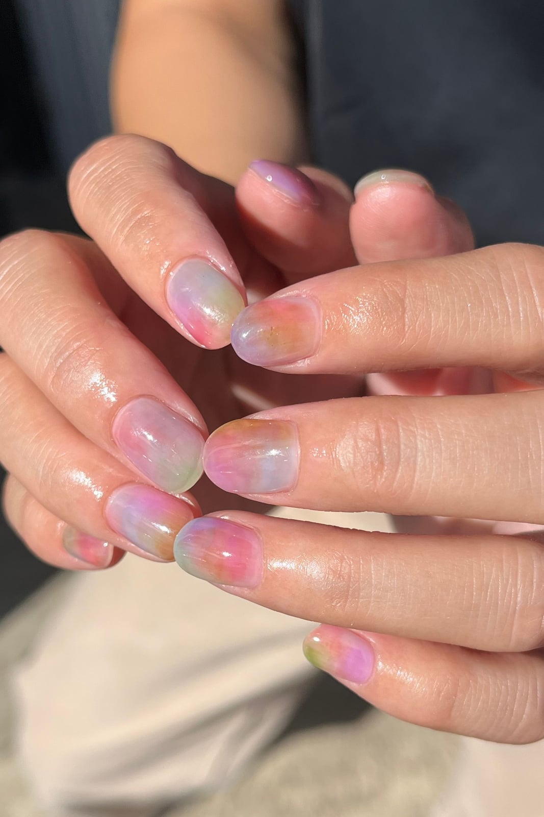 3D White Flower Almond French Nails 3D White Flower Almond French Nails — Trendy Japanese Nails