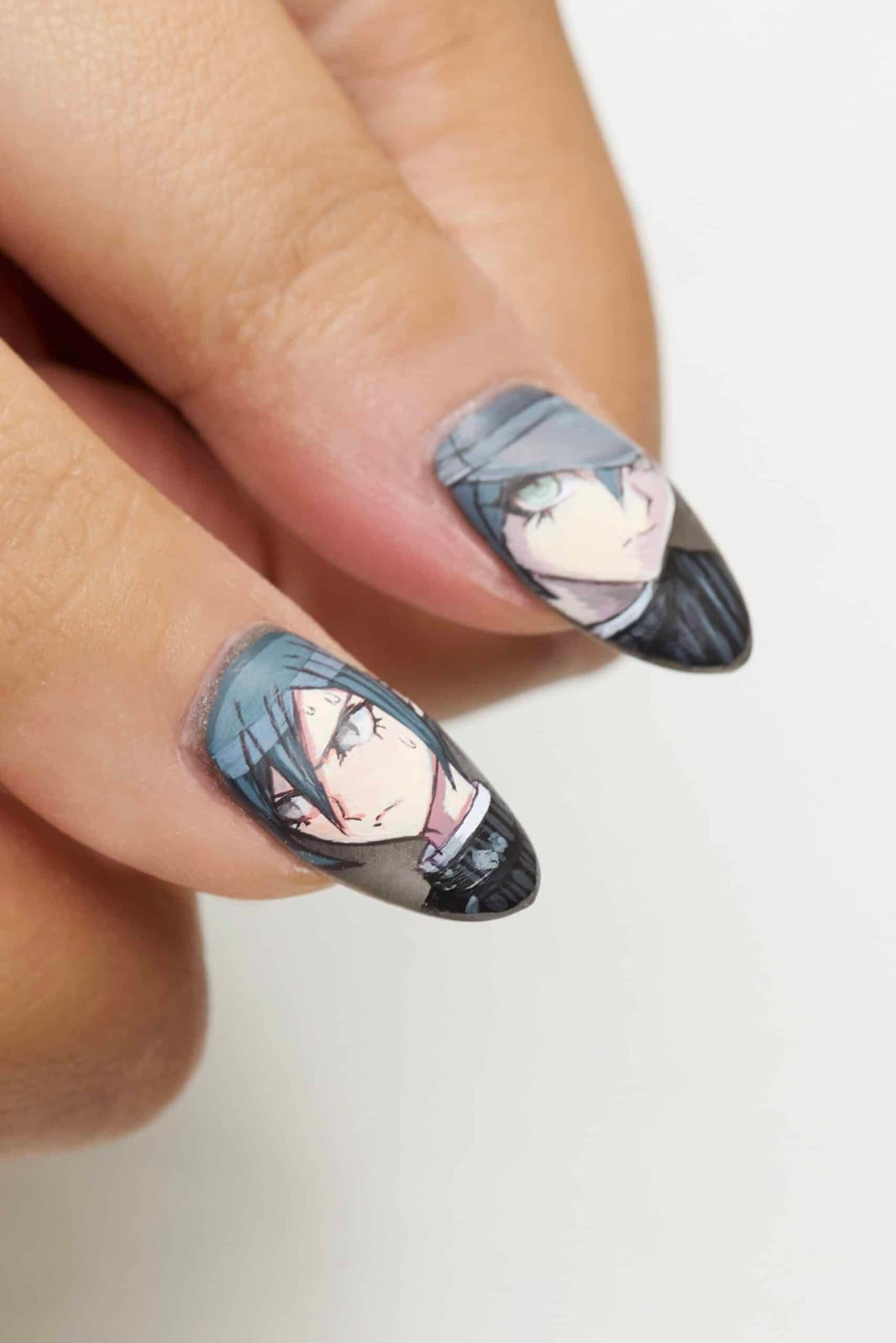 Medium Oval Anime Character Nails Medium Oval Anime Character Nails — Trendy Japanese Nails