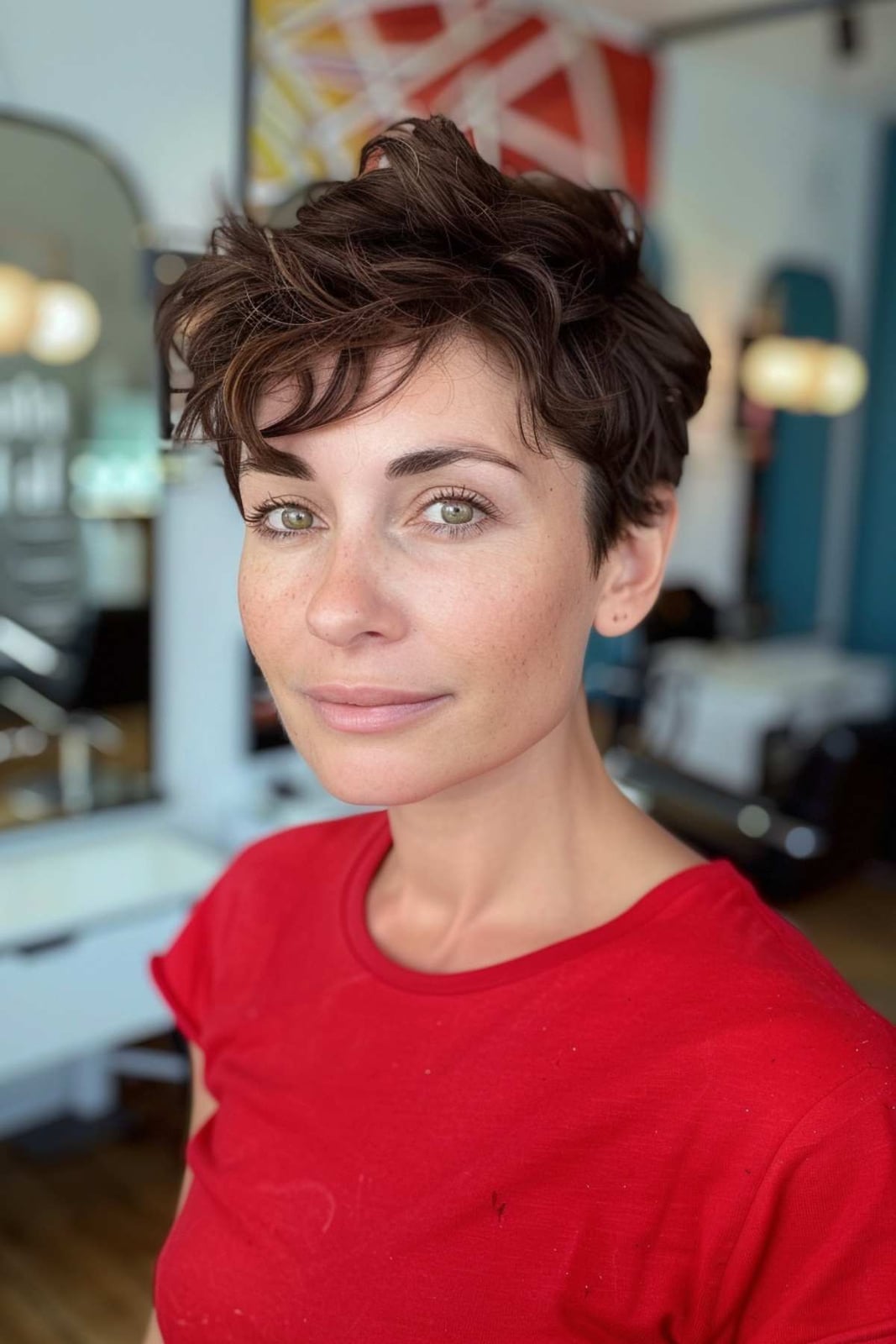 Textured Pixie Shag With Wispy Bangs — Trendy Messy Hair