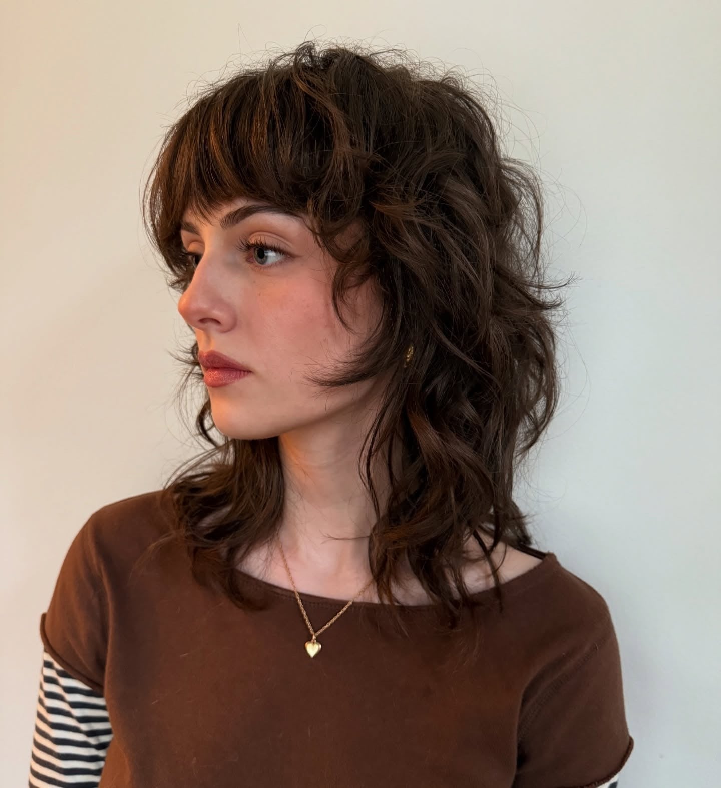 Medium-Back Shag With Full Fringe Medium-Back Shag With Full Fringe — Trendy Modern Shag
