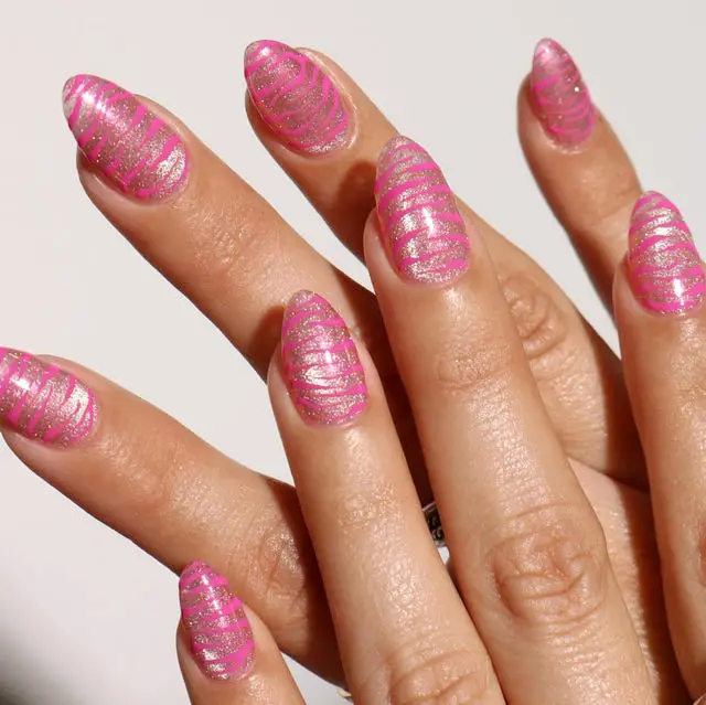 Summer Fruit French Tip Medium Oval Nails Summer Fruit French Tip Medium Oval Nails — Trendy Nail Designs