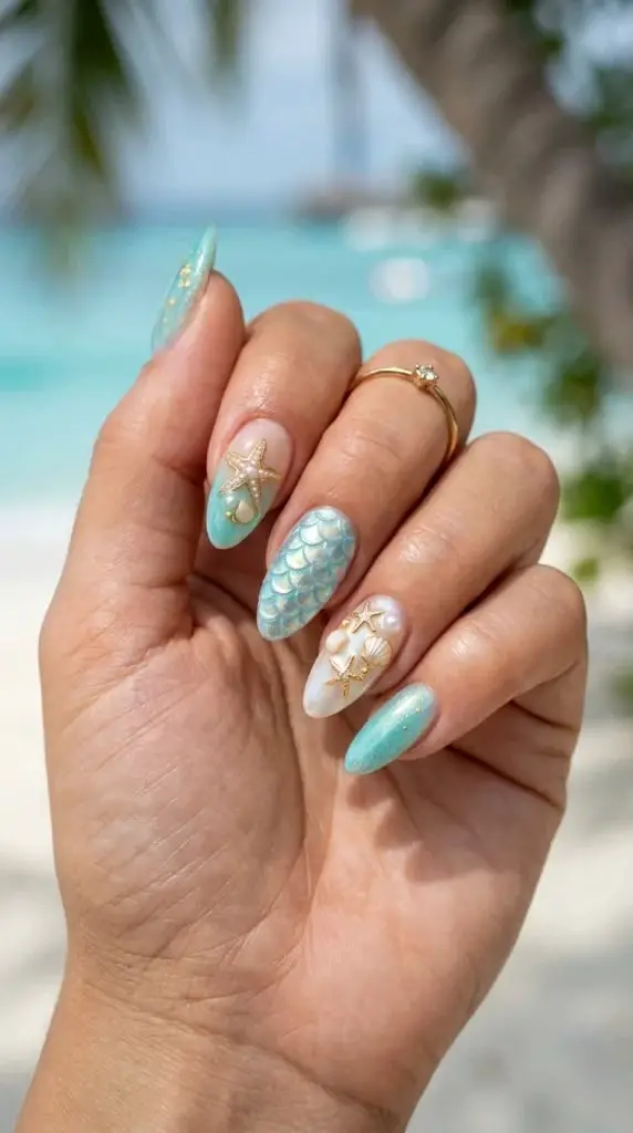 Long Soft Square Floral French Manicure Long Soft Square Floral French Manicure — Trendy Nail Designs