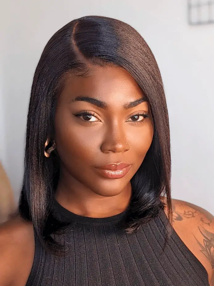 Sleek Bob with Ribbed Sleeveless Top Sleek Bob with Ribbed Sleeveless Top — Trendy Quick Weave
