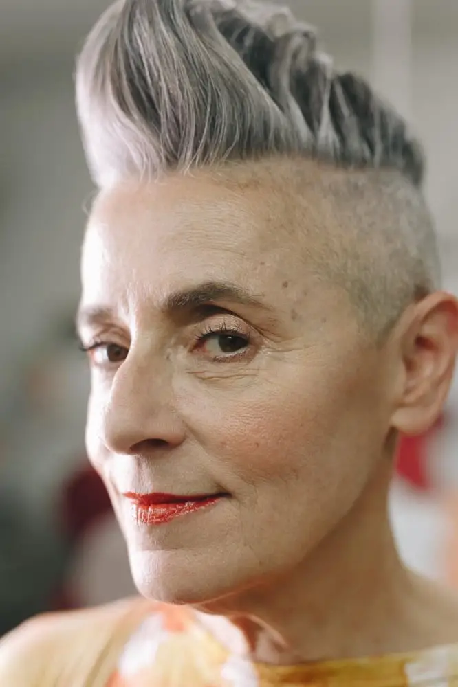Gray Pixie With Volume On Top — Trendy Short Hair Hairstyles