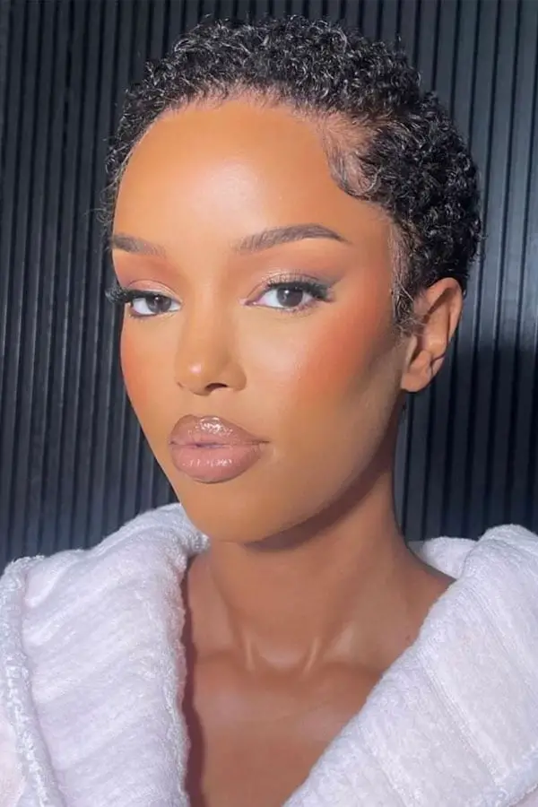 Textured Black Pixie Crop With Side Swept Bangs — Trendy Short Hair Hairstyles