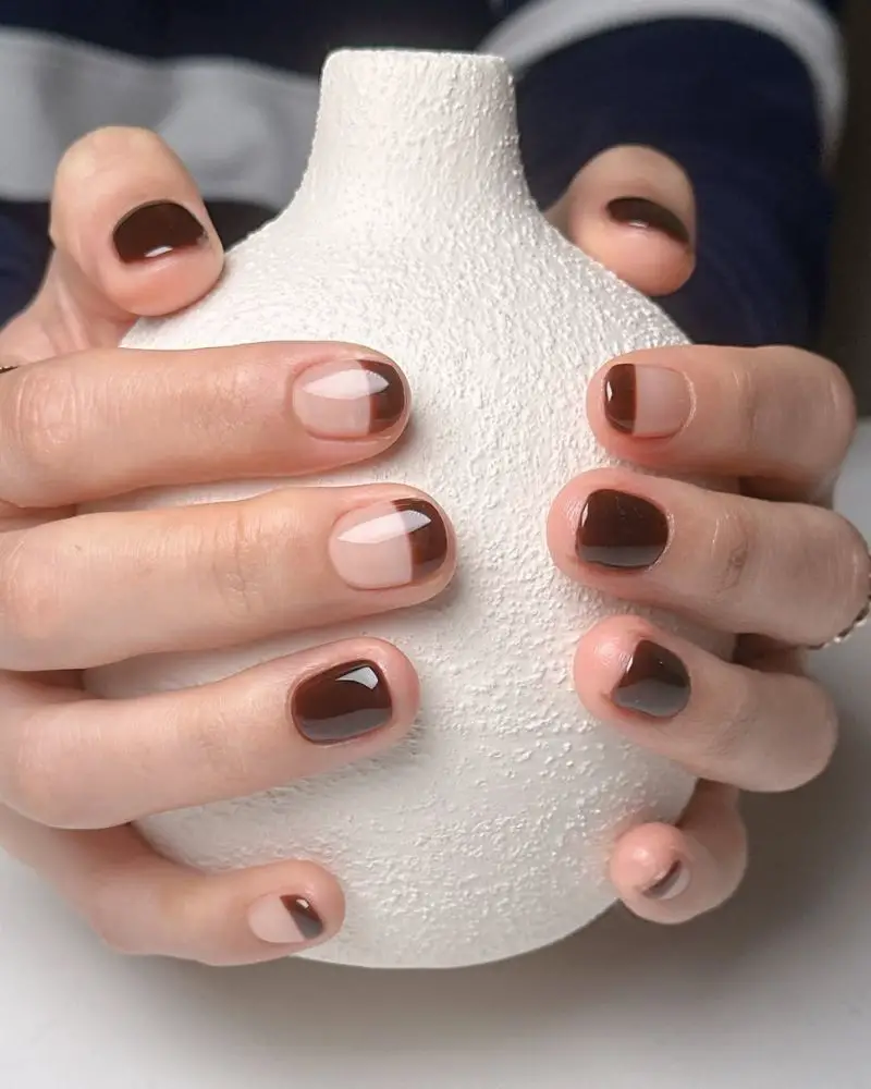Subtle Sheer Nude Pink Glossy Short Square Nails Subtle Sheer Nude Pink Glossy Short Square Nails — Trendy Short Square Nails