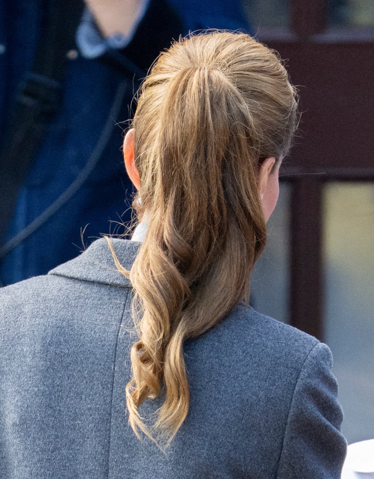 Loose Wavy Light Brown Ponytail Loose Wavy Light Brown Ponytail — Trendy Slick Back Ponytail