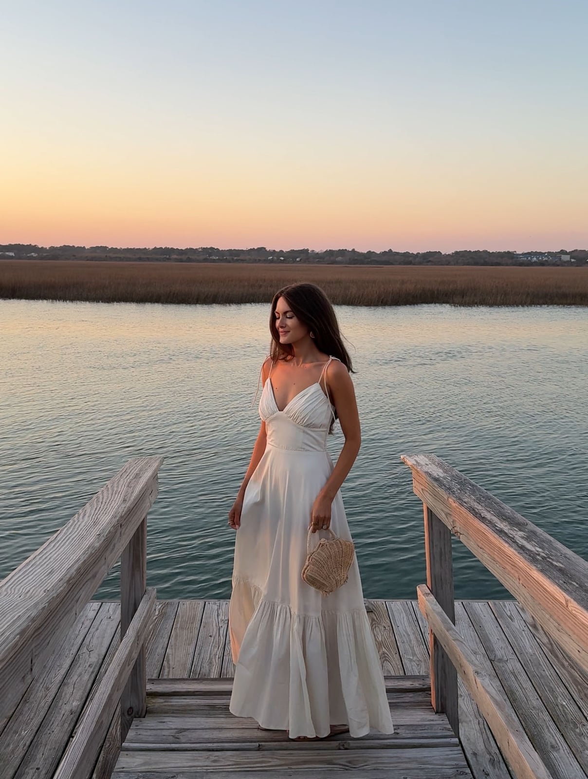 Spaghetti Strap Maxi Dress for Breezy Beach Days — Trendy Sunset Outfit