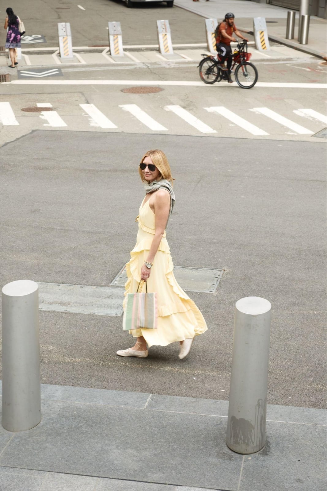 Pale Yellow Tiered Ruffled Dress Casual Pale Yellow Tiered Ruffled Dress Casual — Trendy Yellow Outfits